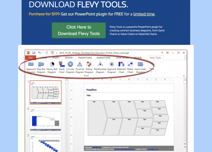 Flevy - most frequently recommended PowerPoint presentation design services