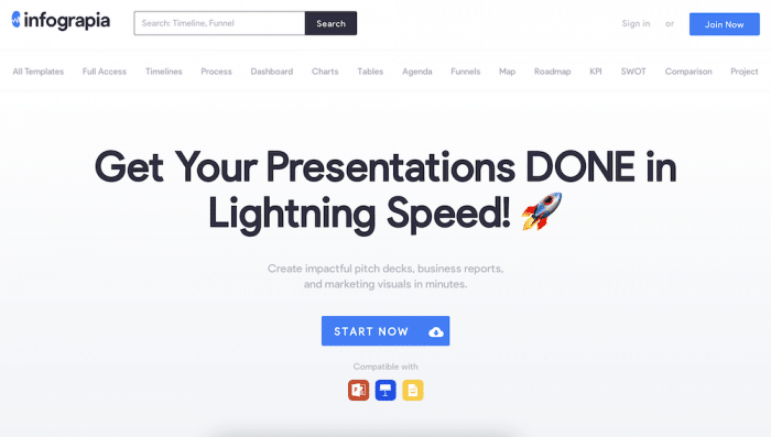 Infograpia - most frequently recommended PowerPoint presentation design services