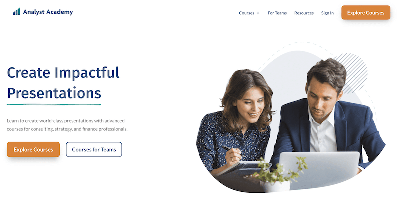 Analyst Academy - most frequently recommended PowerPoint presentation design services