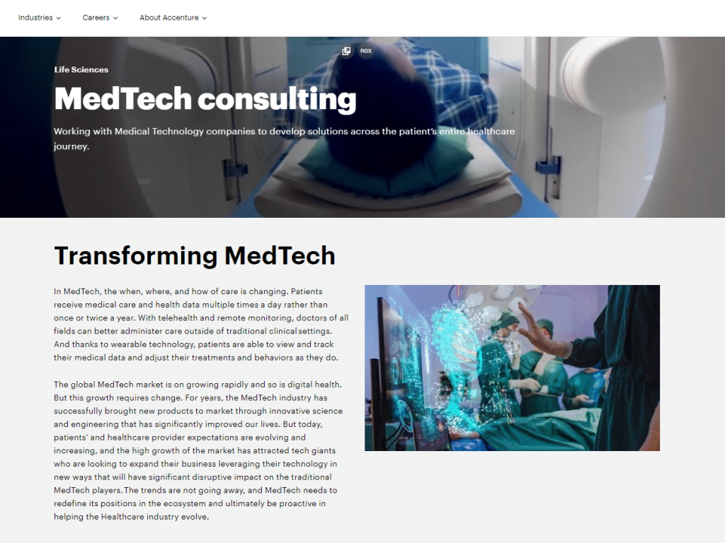 Accenture - Medical Devices Practice