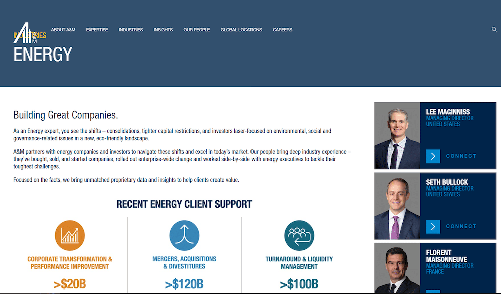 Alvarez & Marsal - Energy consulting practice