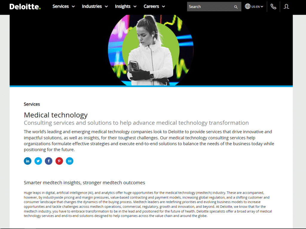 Deloitte Top Medical Device Consulting Firms