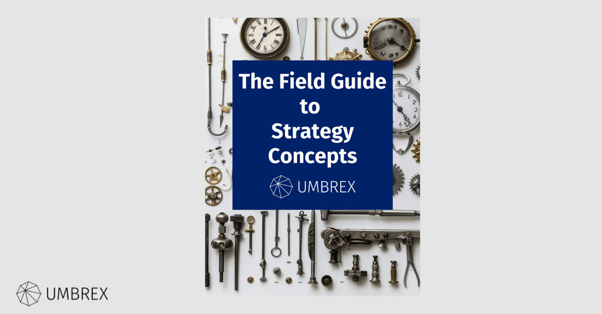 Field Guide to Strategy Concepts | Umbrex