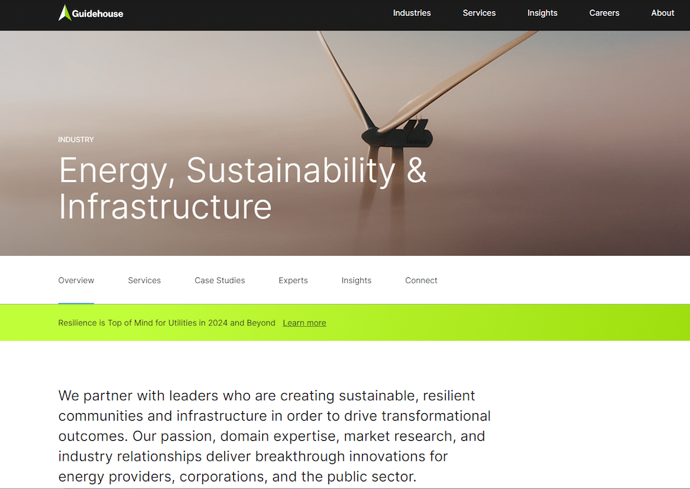 Guidehouse - Energy consulting practice