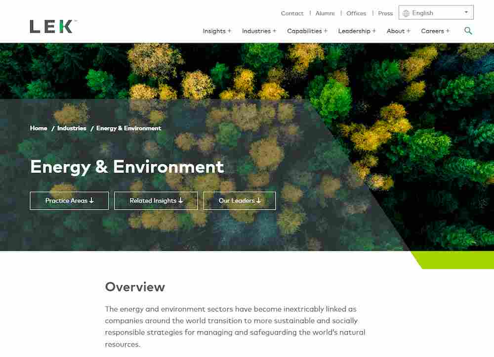 LEK Consulting Energy