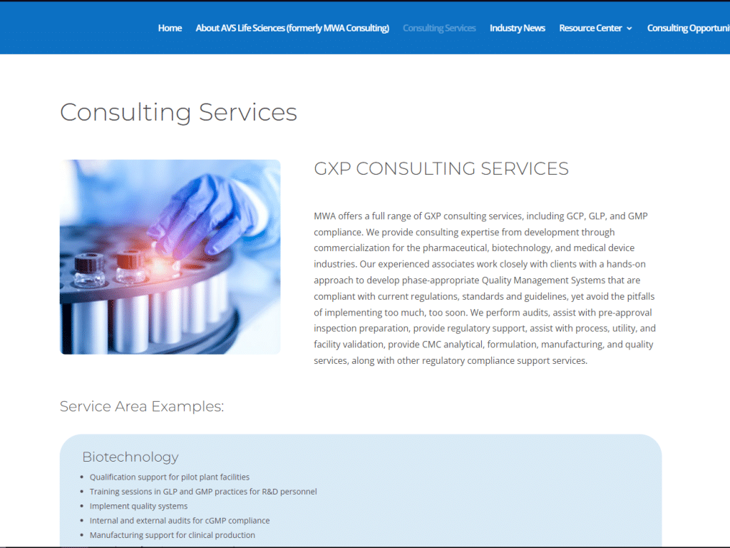 MWA Top Medical Device Consulting Firms