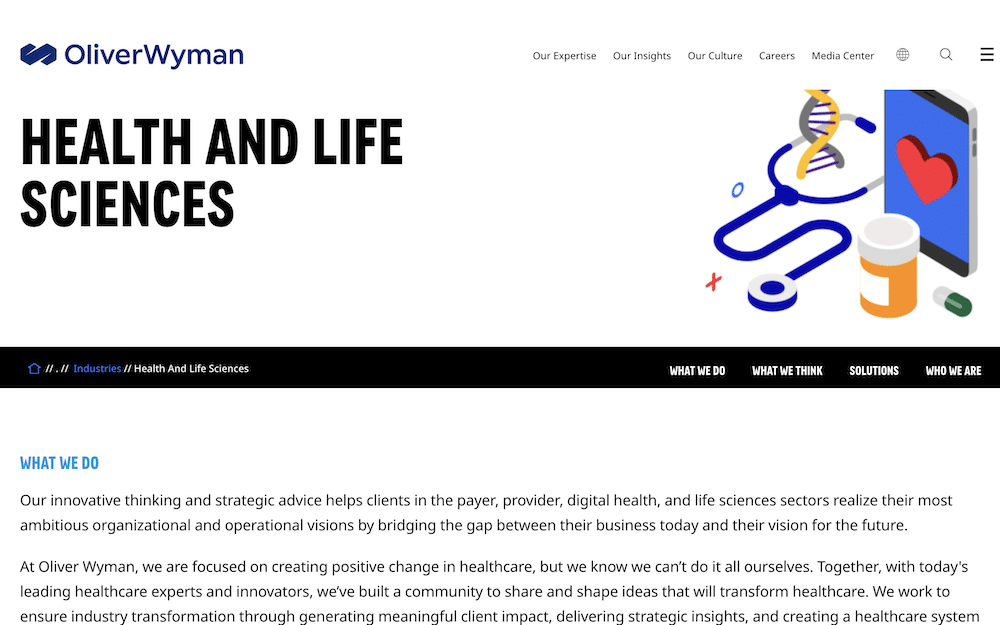 Oliver Wyman Top Medical Device Consulting Firm