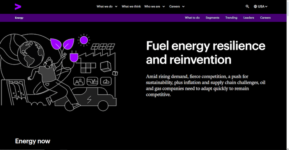 Accenture - energy consulting practice