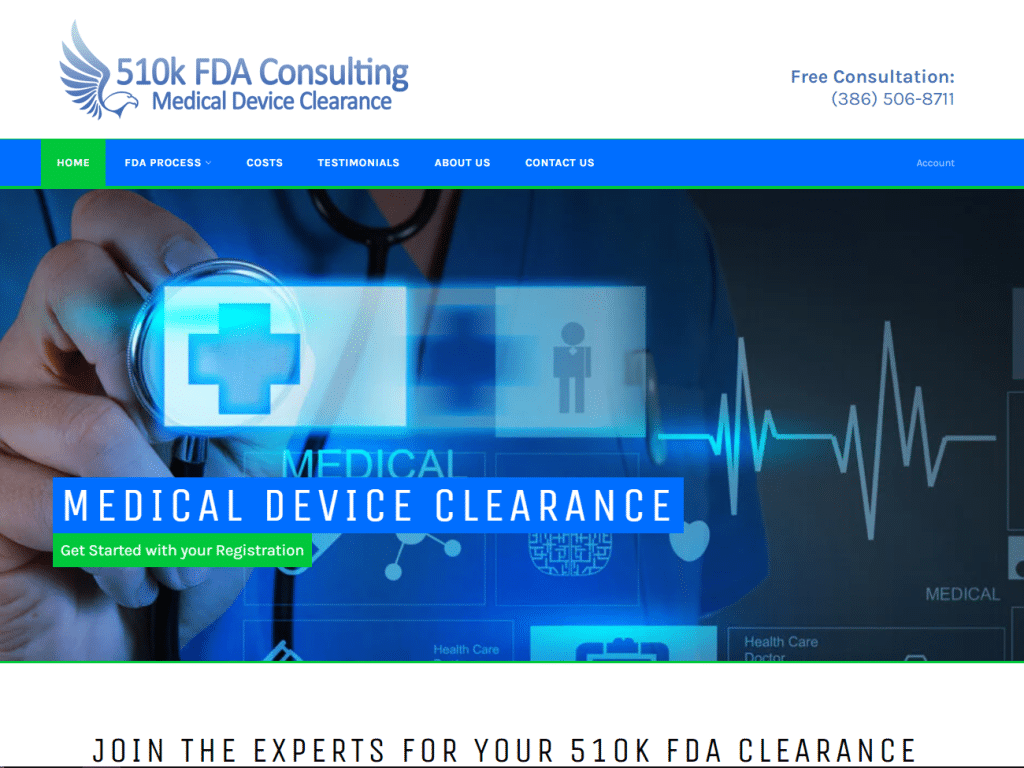 510kdfa Top Medical Device Specialist Consulting Firms