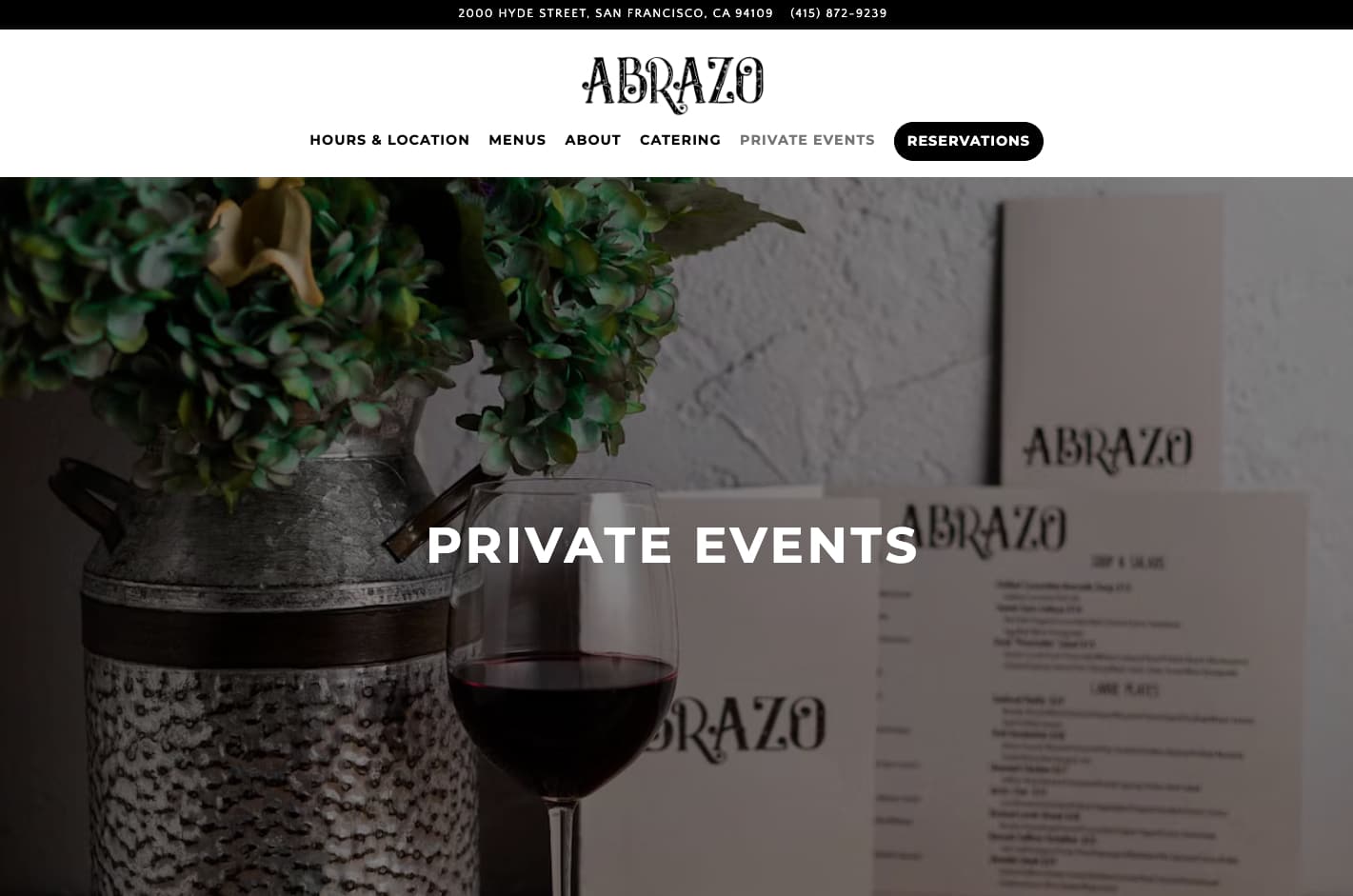 Abrazo Best Venue in San Francisco