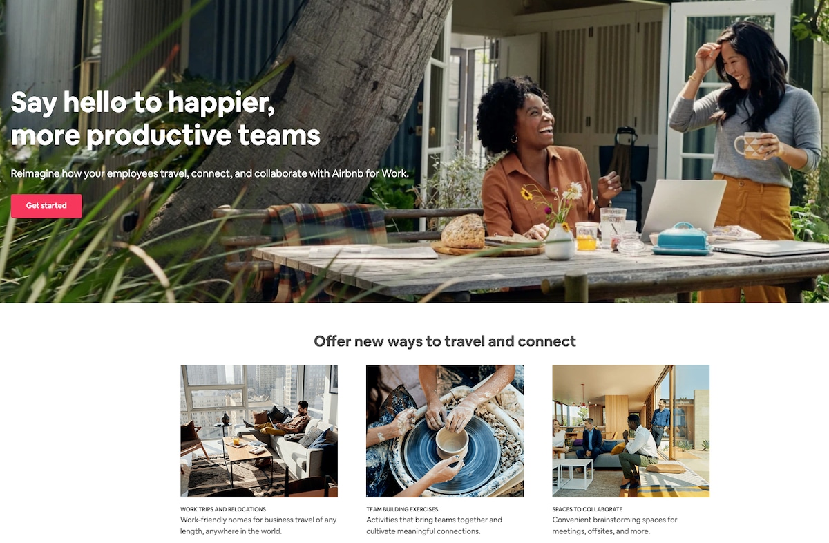 Airbnb Websites to find Corporate Event Venue