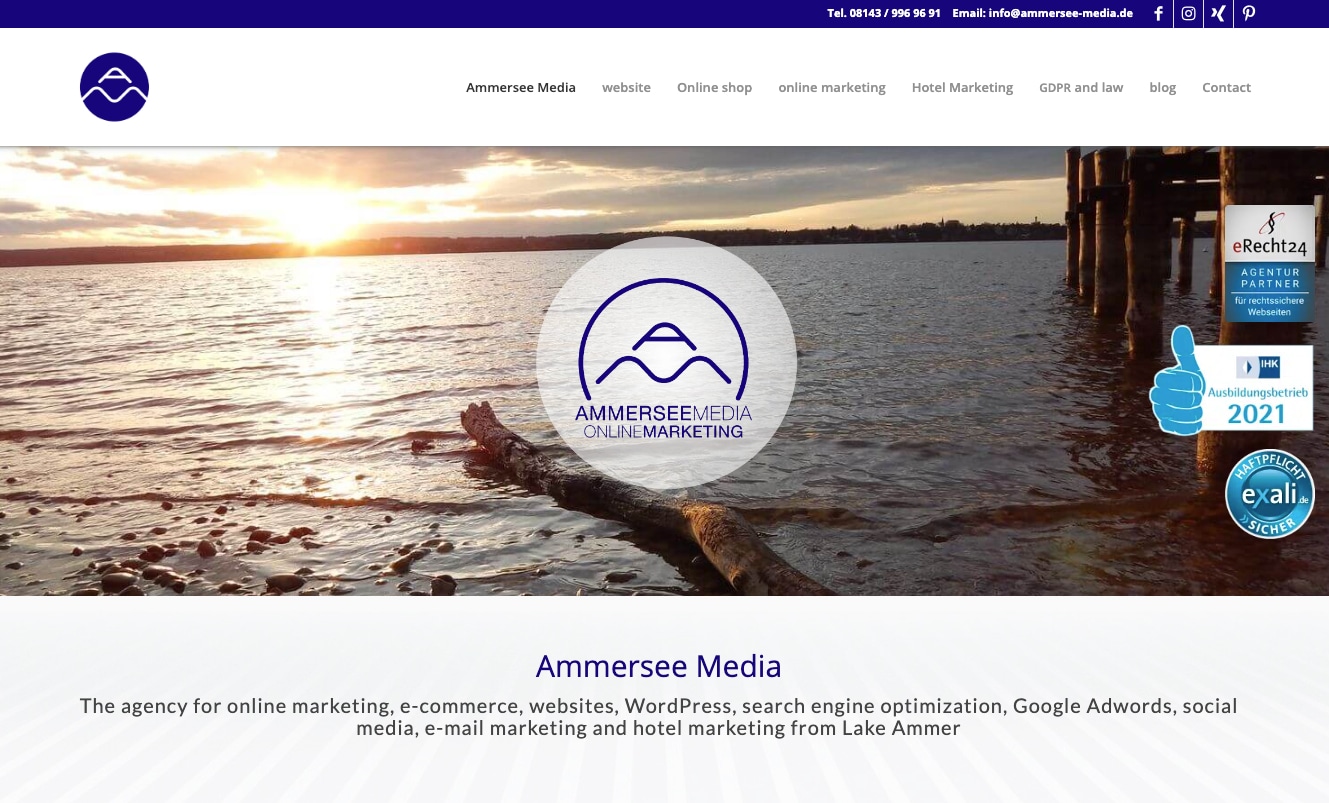Ammersee Media Website Professional