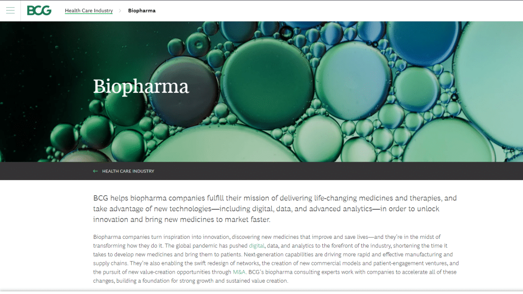 Boston Consulting Group (BCG) Top Pharmaceutical Consulting Firms