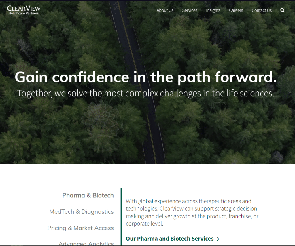 ClearView Healthcare Partners Top Pharmaceutical Specialist Consulting Firms