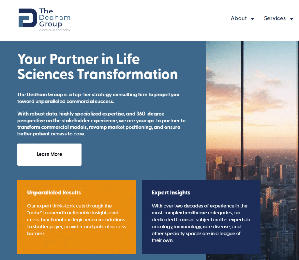 Dedham Group Top Pharmaceutical Specialist Consulting Firms