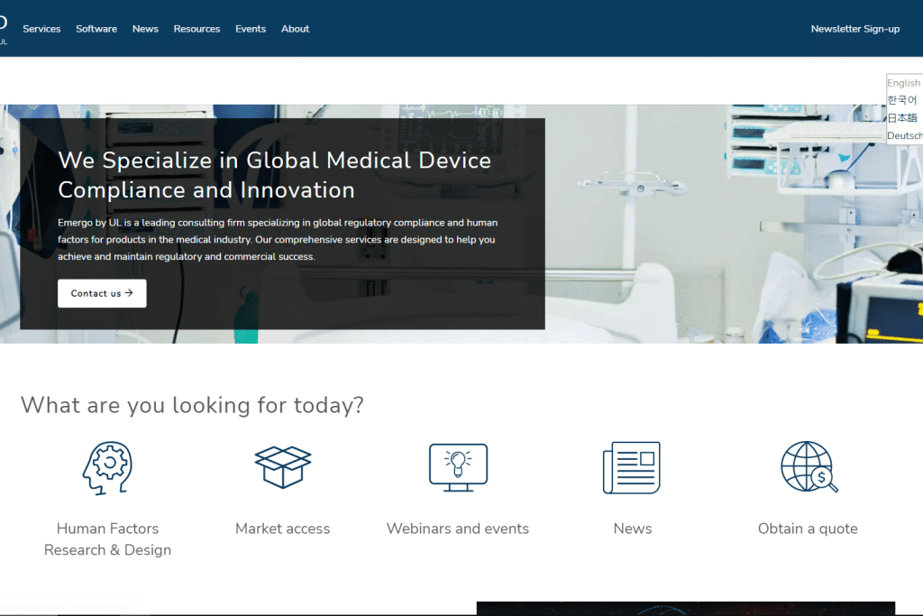 Emergo by UL Top Medical Device Specialist Consulting Firms
