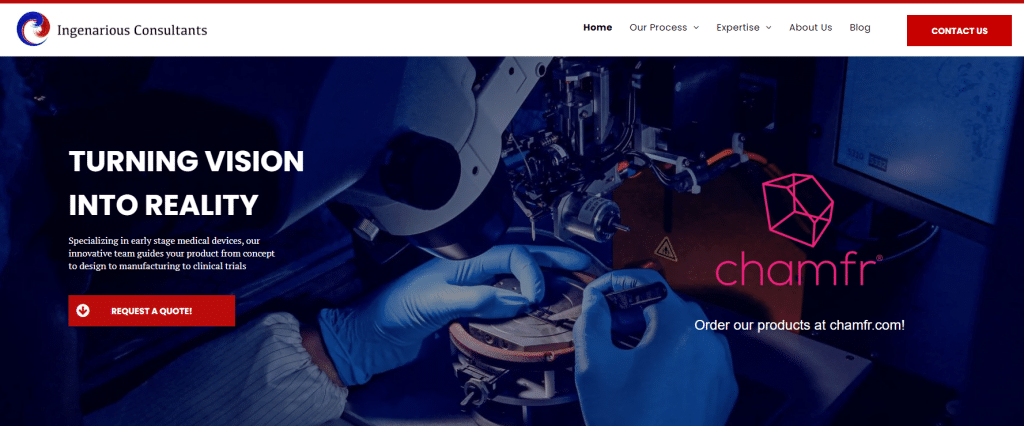 Ingenarious Top Medical Device Specialist Consulting Firms