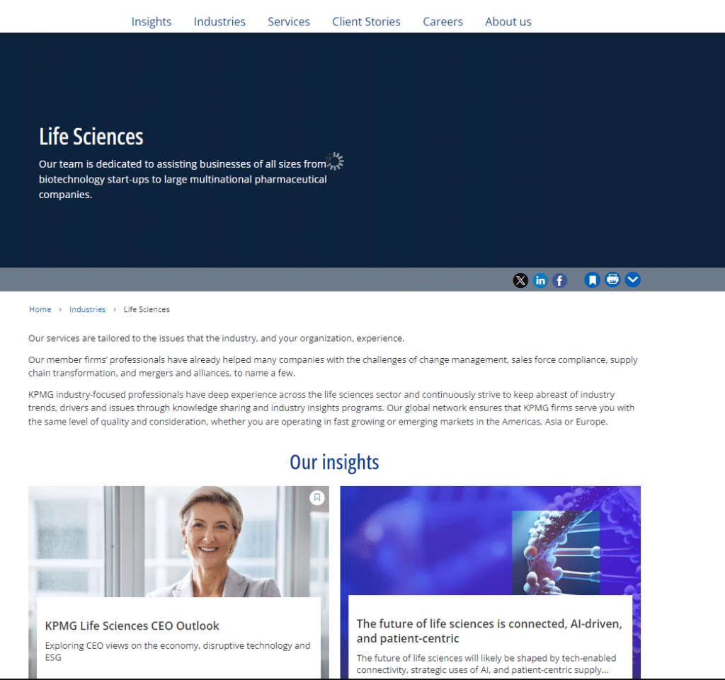 KPMG Top Pharmaceutical Consulting Firms