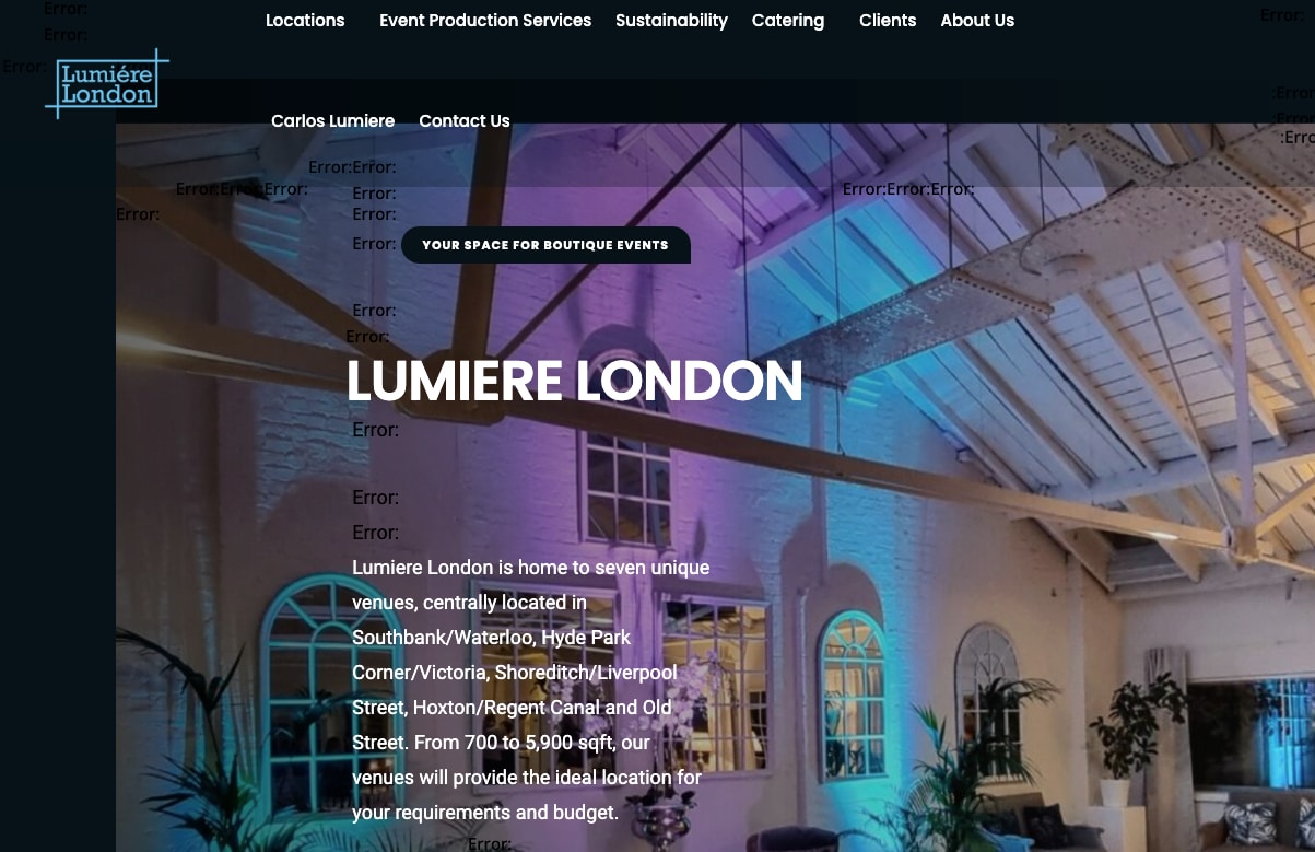 Lumiere London Best Venue in London