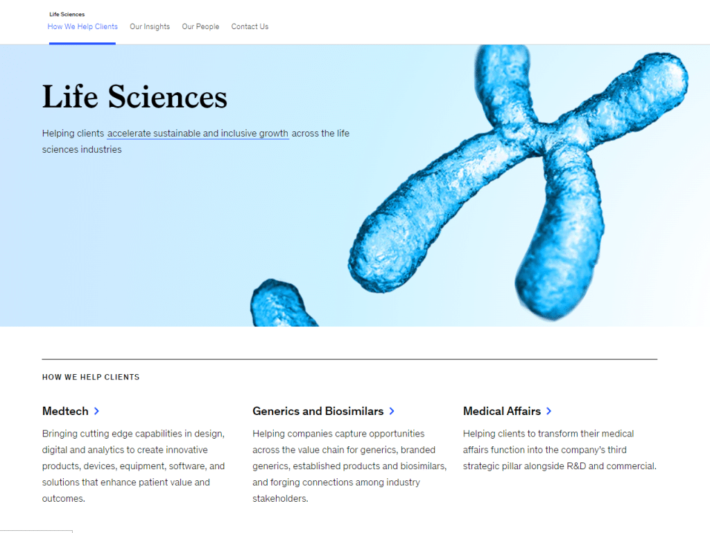 McKinsey & Company Top Pharmaceutical Consulting Firms