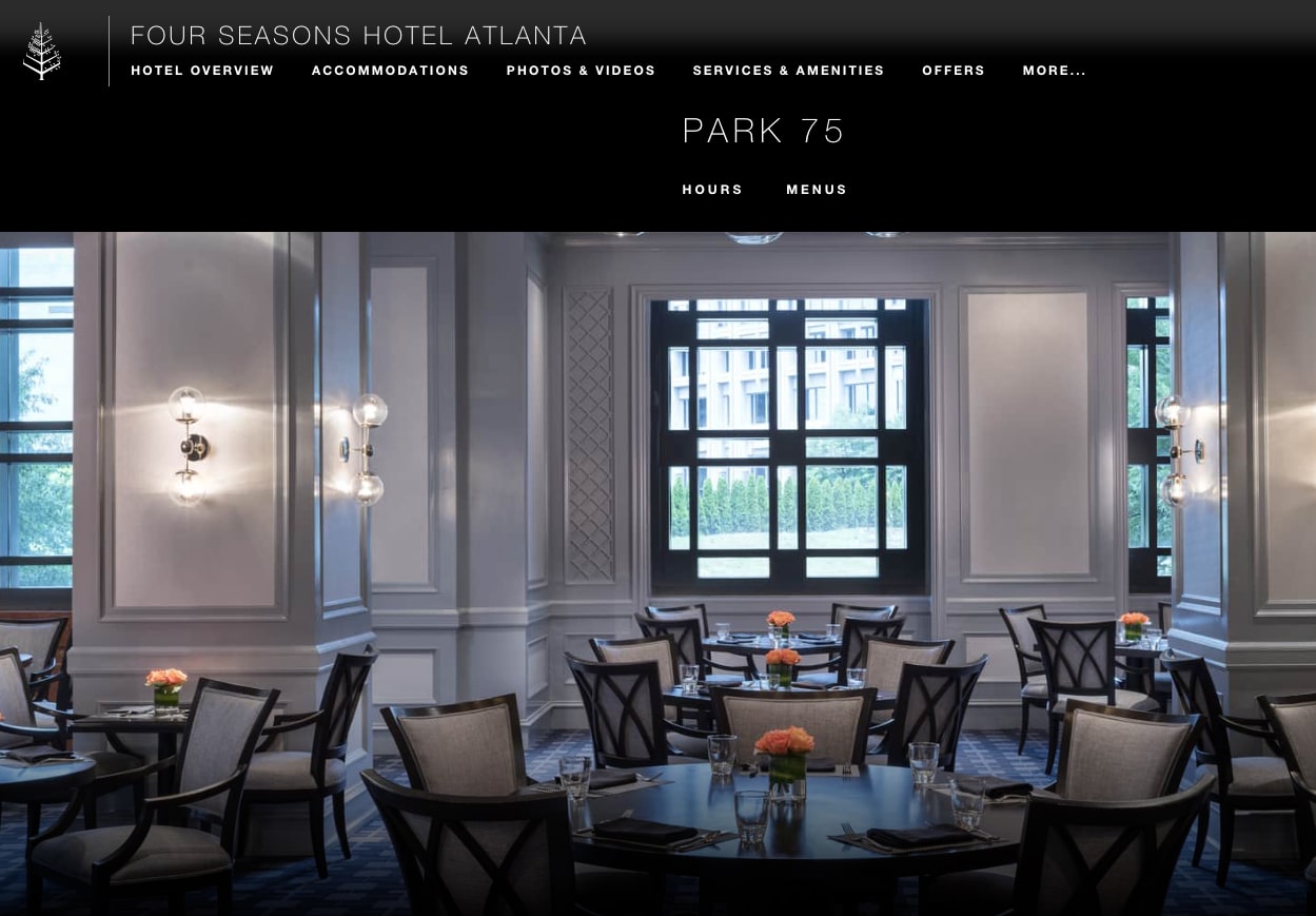 Park 75 at the Four Seasons Best Venue in Atlanta
