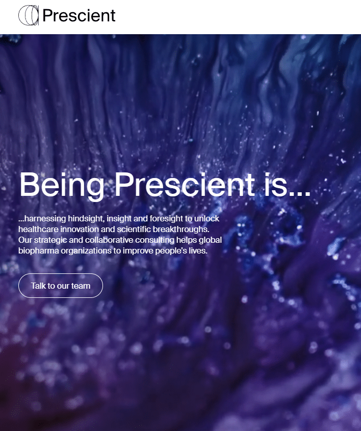 Prescient Healthcare Group Top Pharmaceutical Specialist Consulting Firms
