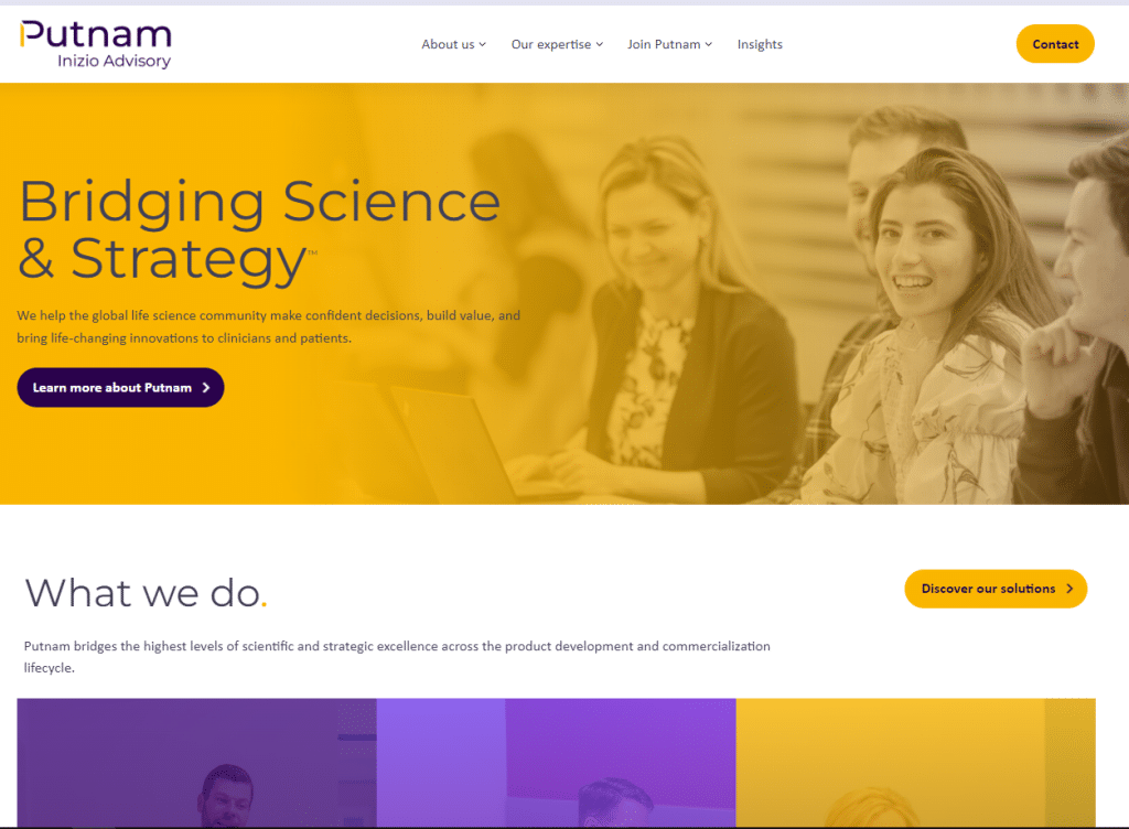 Putnam Associates Top Pharmaceutical Specialist Consulting Firms