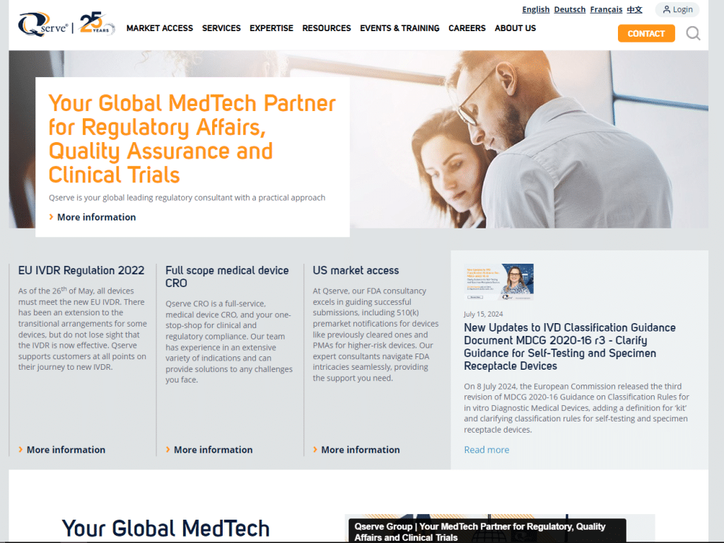 Qserve Top Medical Device Specialist Consulting Firms
