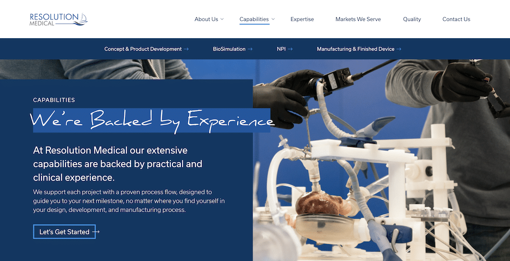 Resolution Medical - Top Medical Device Specialist Consulting Firms
