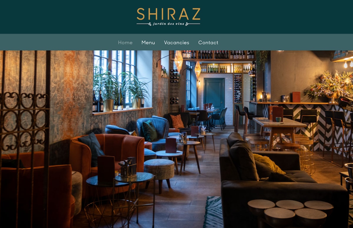 Shiraz Jardin des Vins Best Venue in Amsterdam