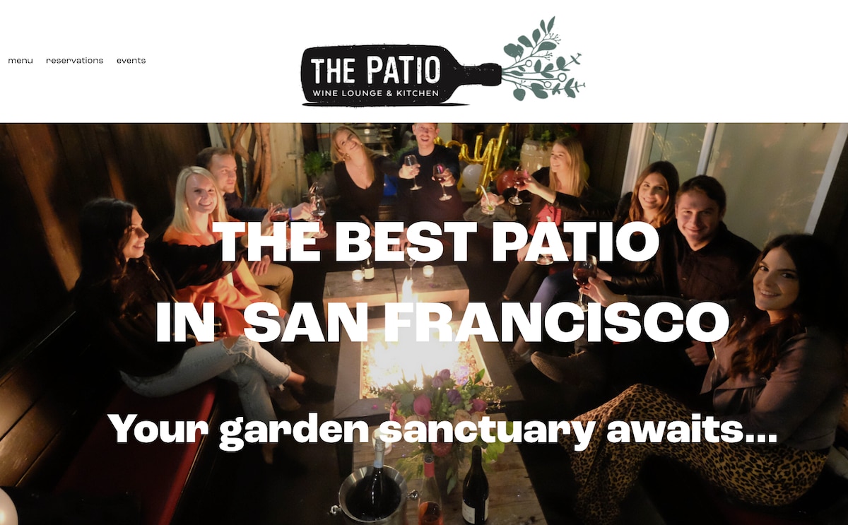 The Patio Best Venue in San Francisco