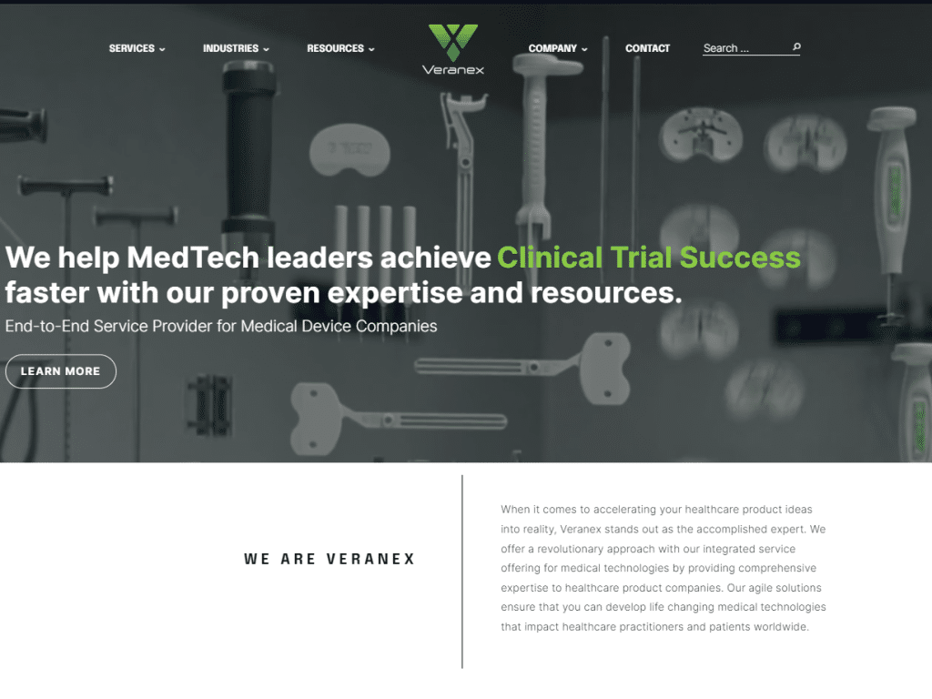 Veranex Top Medical Device Specialist Consulting Firms