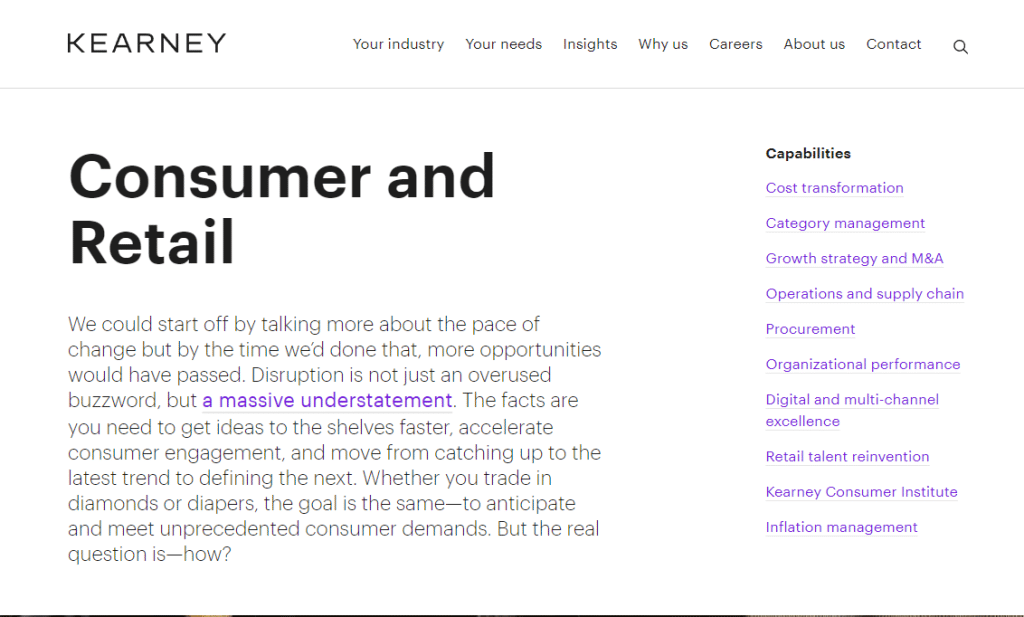 AT Kearney Top Retail Consulting Firms