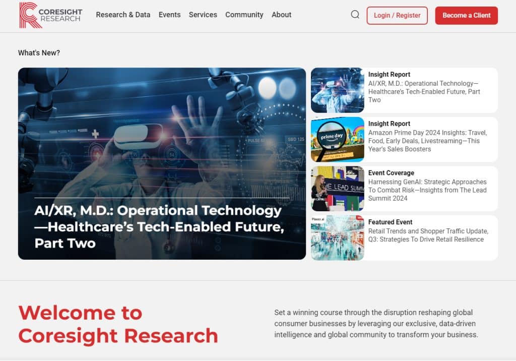 Coresight Research Top Retail Specialist Consulting Firms