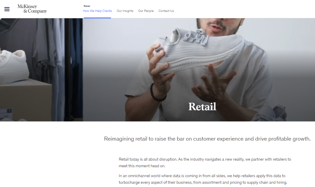 McKinsey & Company Top Retail Consulting Firms