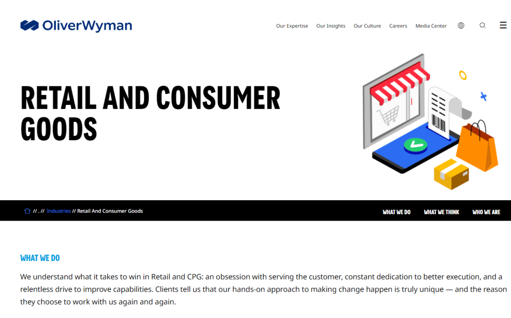 Oliver Wyman Top Retail Consulting Firms
