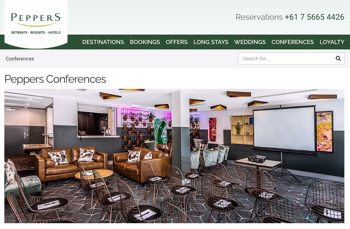 Peppers Mineral Springs Hotel Hepburn Best Venue in Melbourne