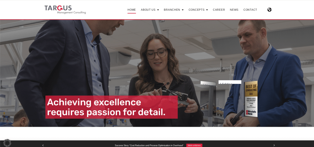 Targus Management Consulting AG Overview, Profile, and History