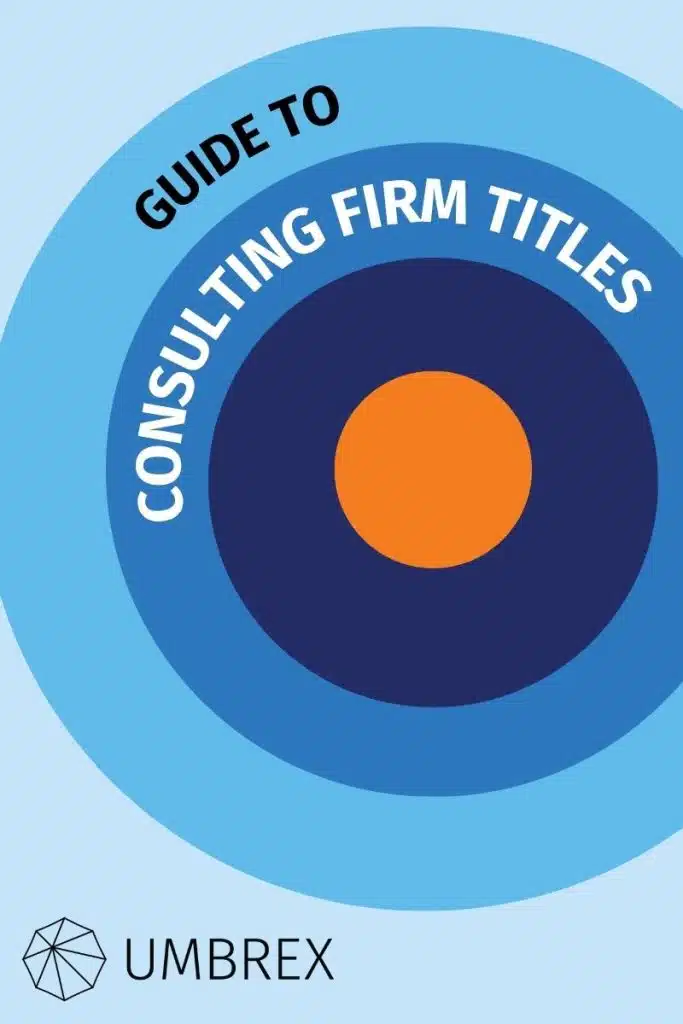 Guide to Consulting Firm Titles