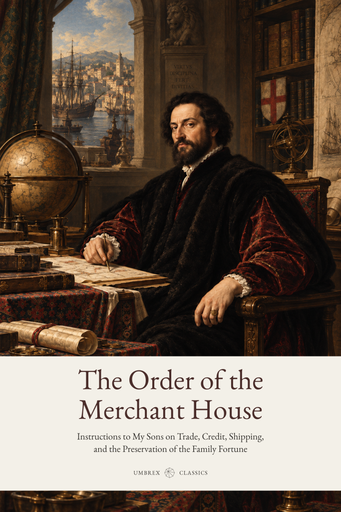 The Order of the Merchant's House: Genoese merchant guide to trade, credit, shipping, bookkeeping, risk management, and preserving family wealth across generations