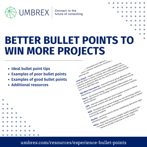 Better Bullet Points to Win More Projects